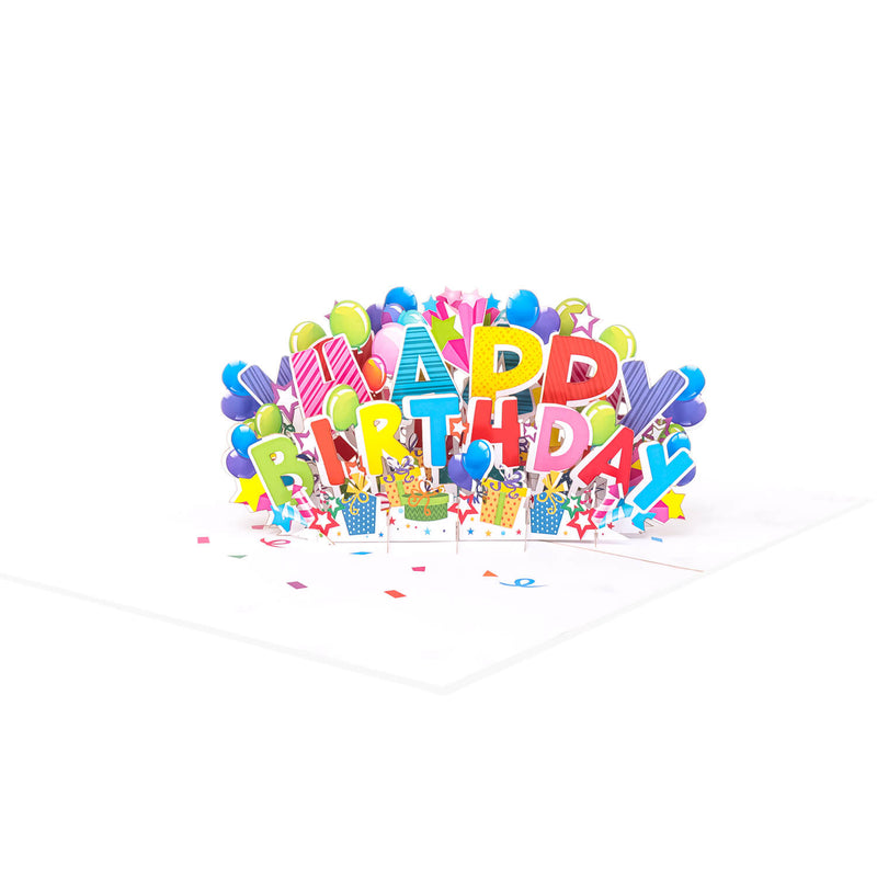 Happy Birthday Pop-Up Karte