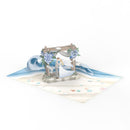 Hochzeit am Strand Pop-Up Karte