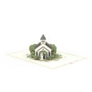 Carte pop-up pour chapelle de mariage