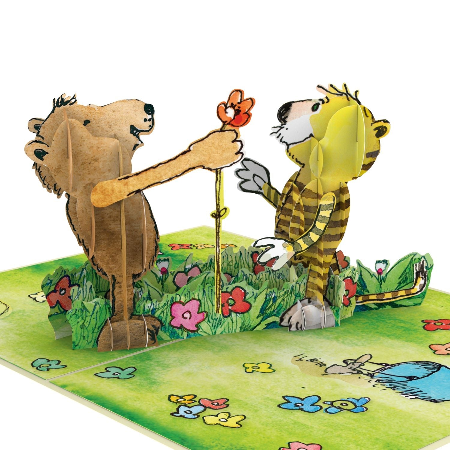 Carte pop-up de vœux florale Janosch®