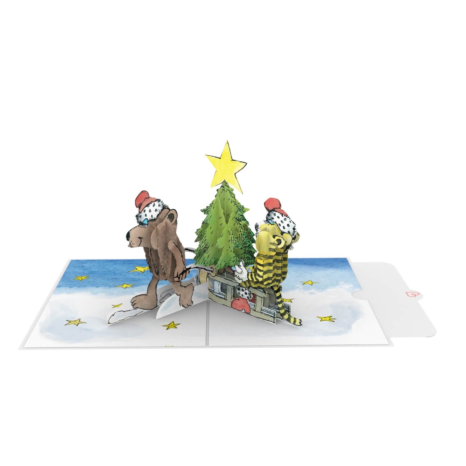 Carte pop-up Sapin de Noël Janosch®