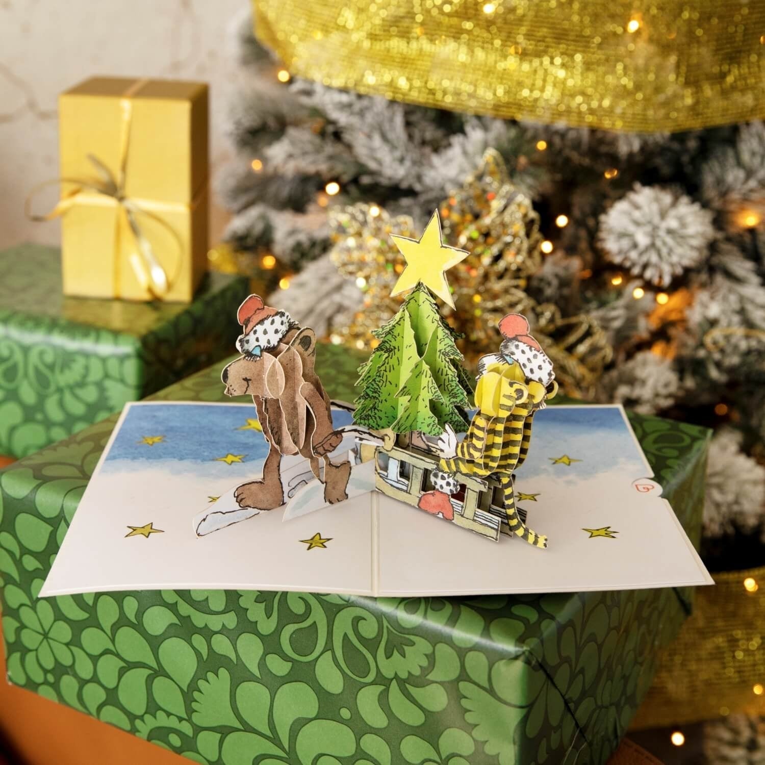 Carte pop-up Sapin de Noël Janosch®