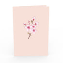 Carte pop-up fleurs de cerisier