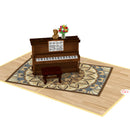 Carte pop-up piano