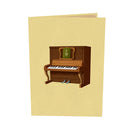 Carte pop-up piano