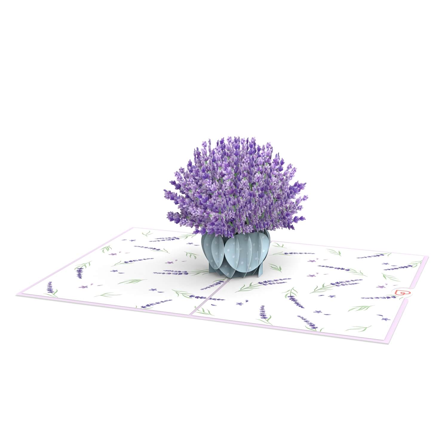 Lavendel Pop-Up Karte
