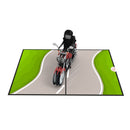 Motorrad Pop-Up Karte