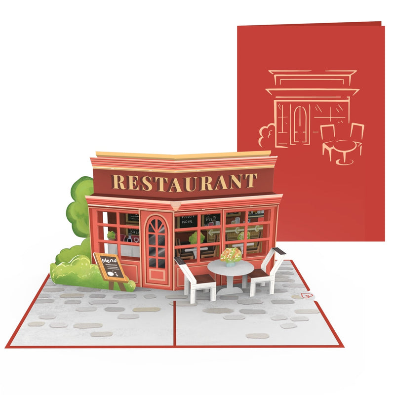 Restaurant Pop-Up Karte