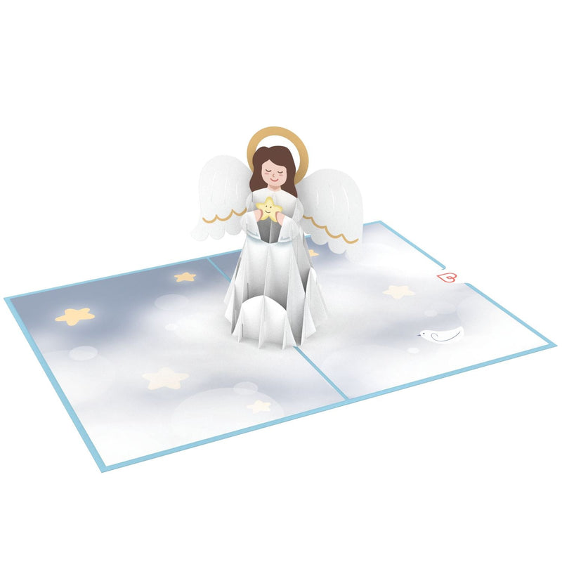 Carte pop-up ange gardien