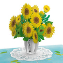 Sonnenblumen Pop-Up Karte