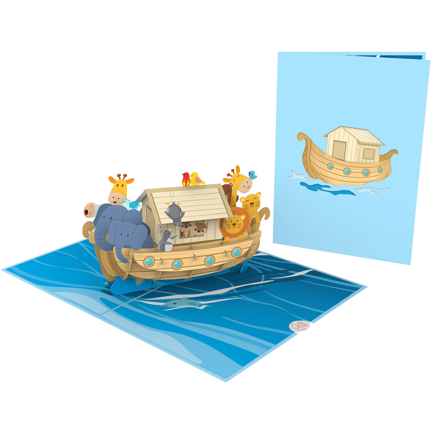 Carte Pop-Up Arche Noah