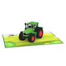 Carte pop-up Tracteur