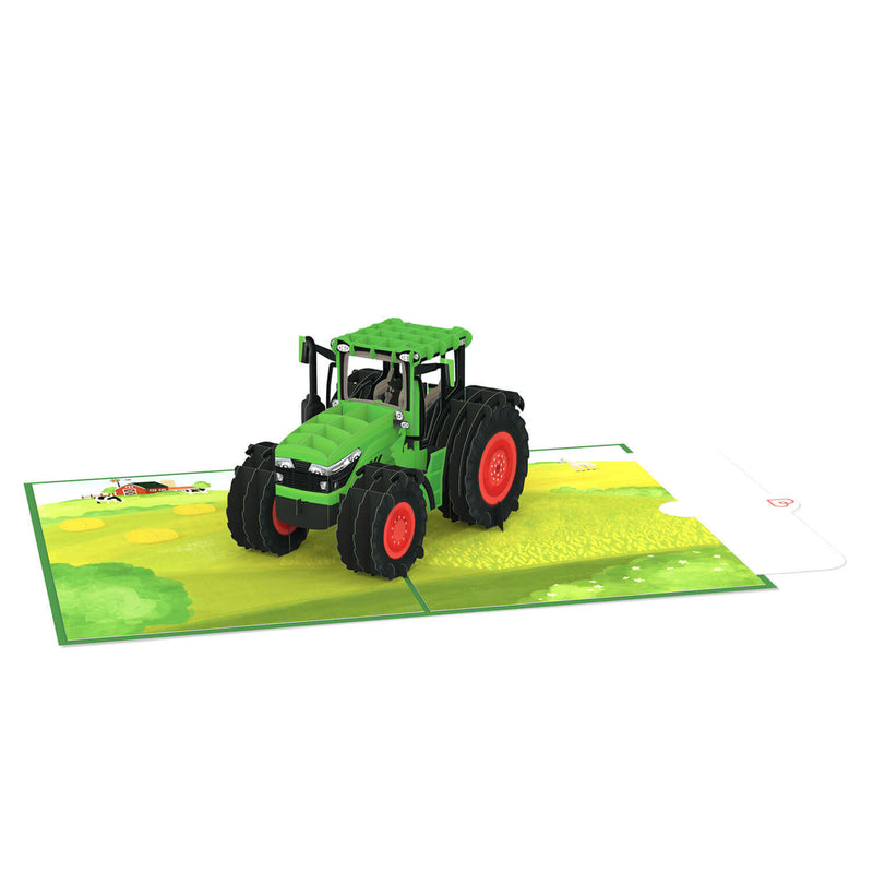 Traktor Pop-Up Karte