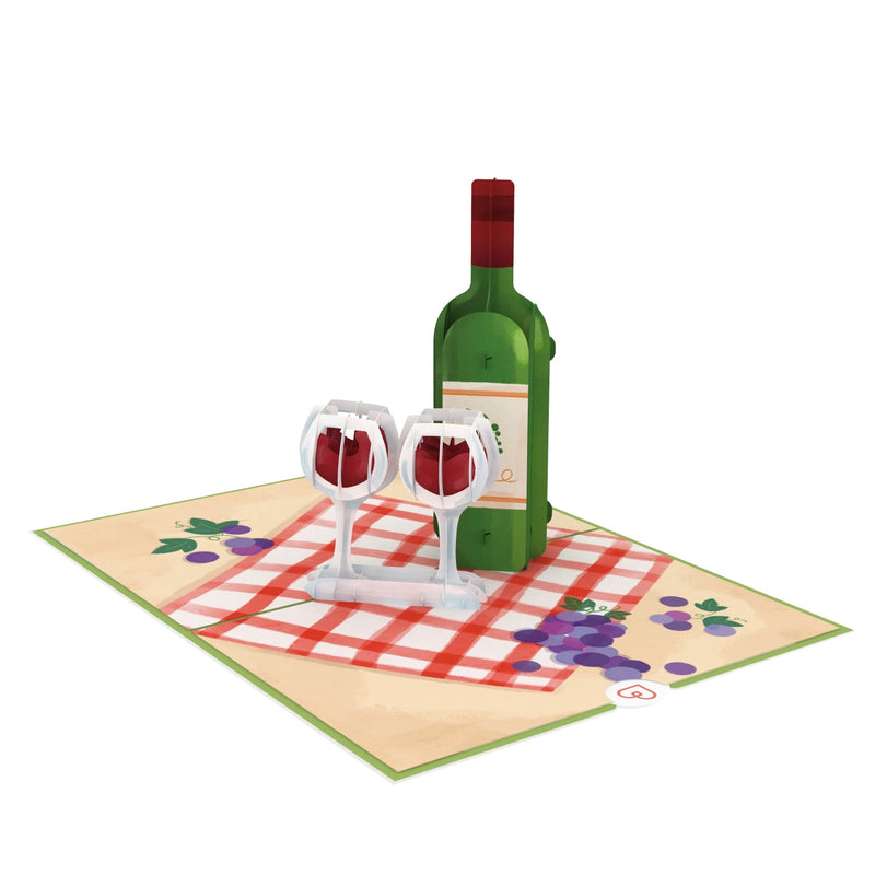 Carte pop-up vin