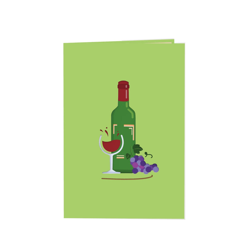 Carte pop-up vin